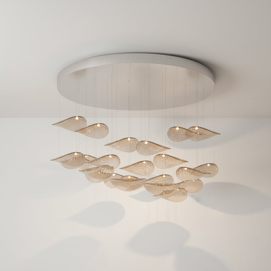 Wave Floating Leaf Chandelier – detail 29