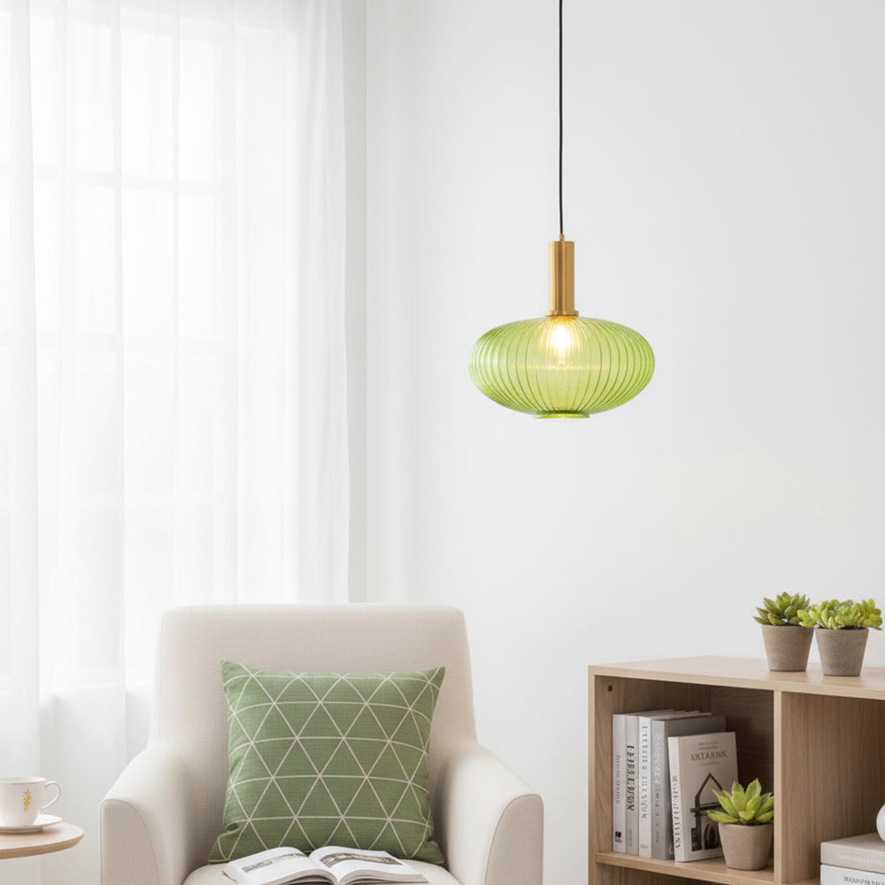 Lampa wisząca ryflowana Elma