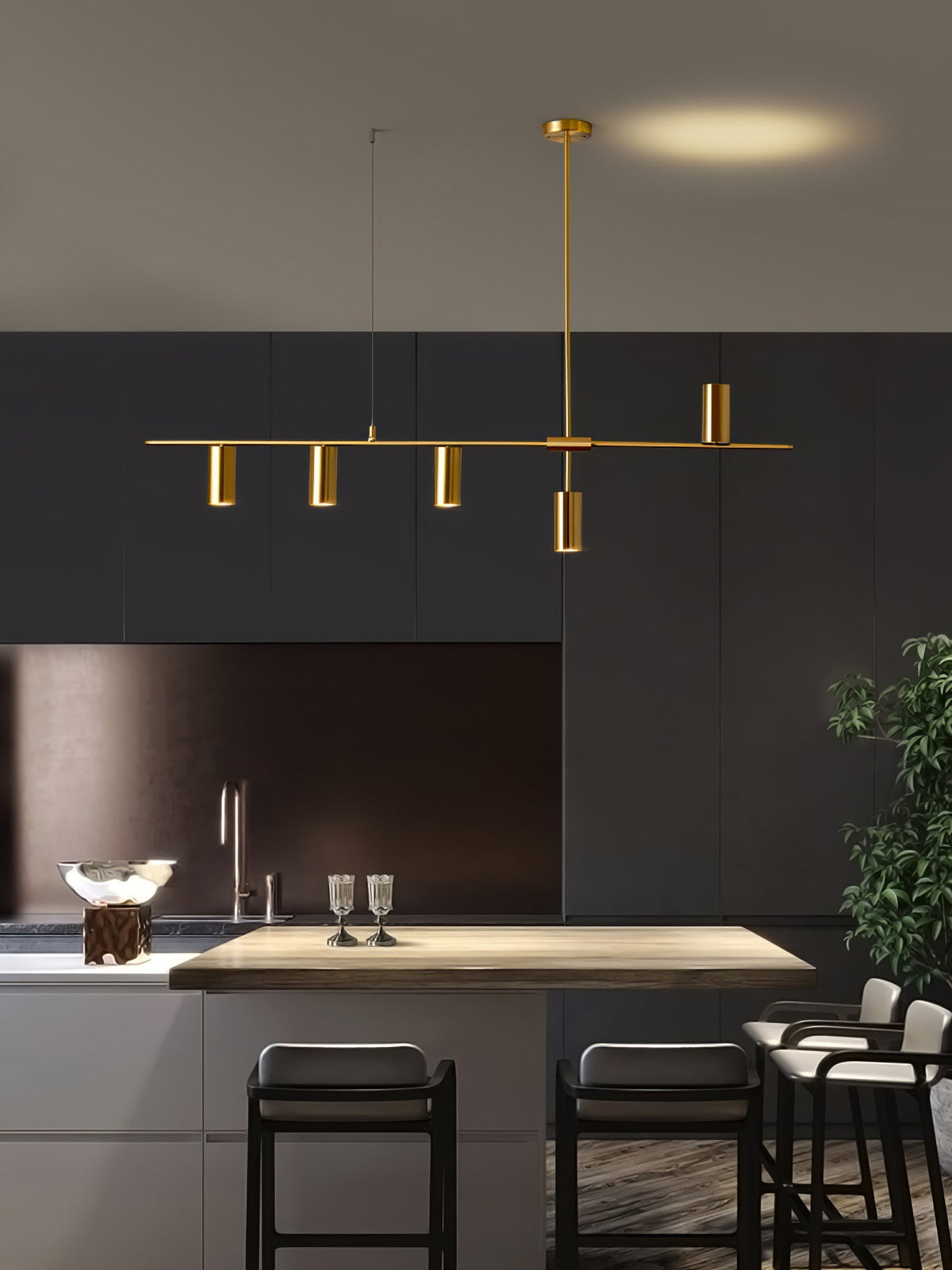 Lampa wisząca liniowa Roslin