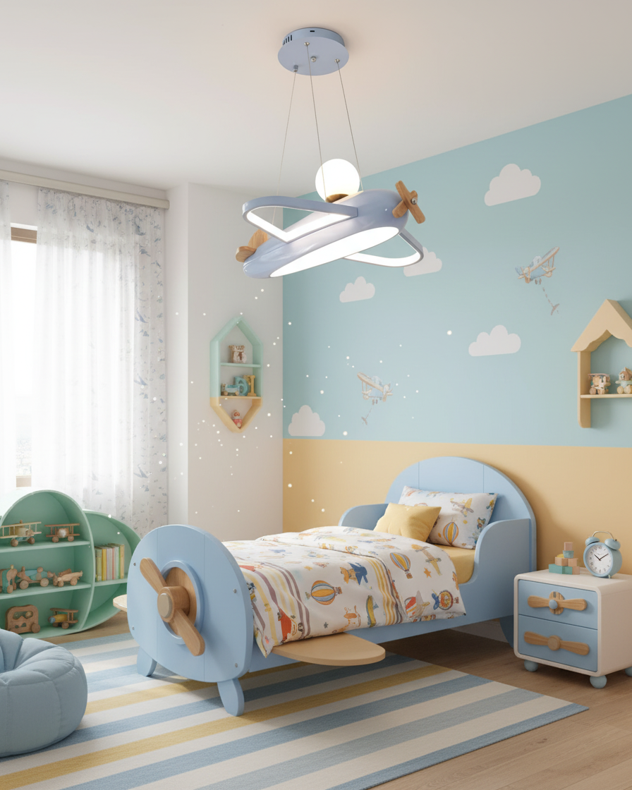 Lampa wisząca samolot Levkalen