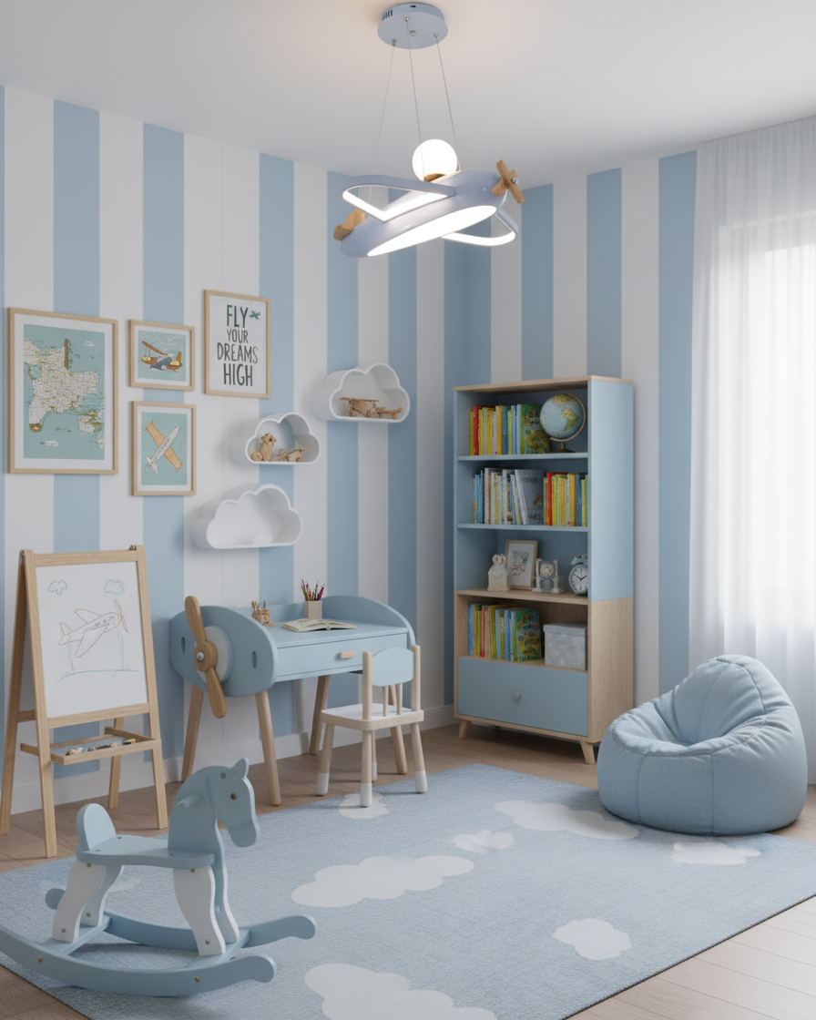 Lampa wisząca samolot Levkalen