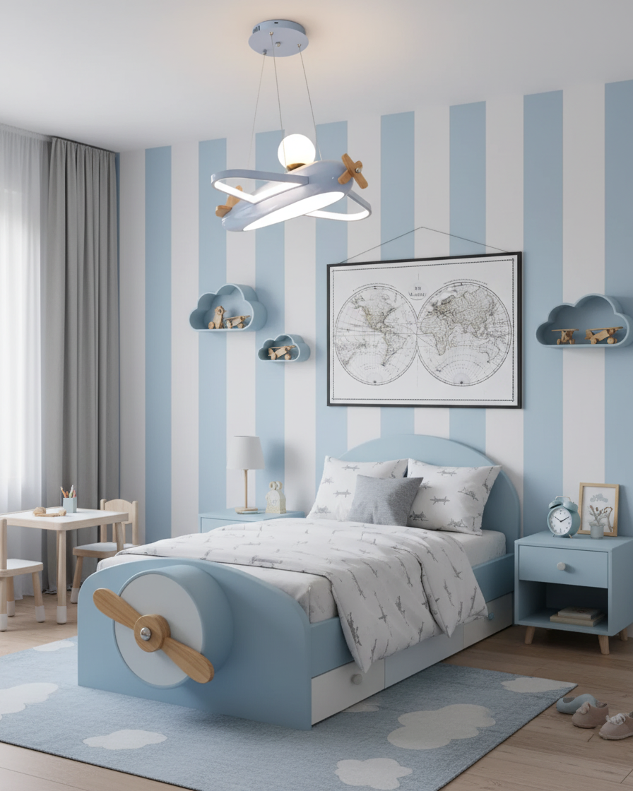 Lampa wisząca samolot Levkalen