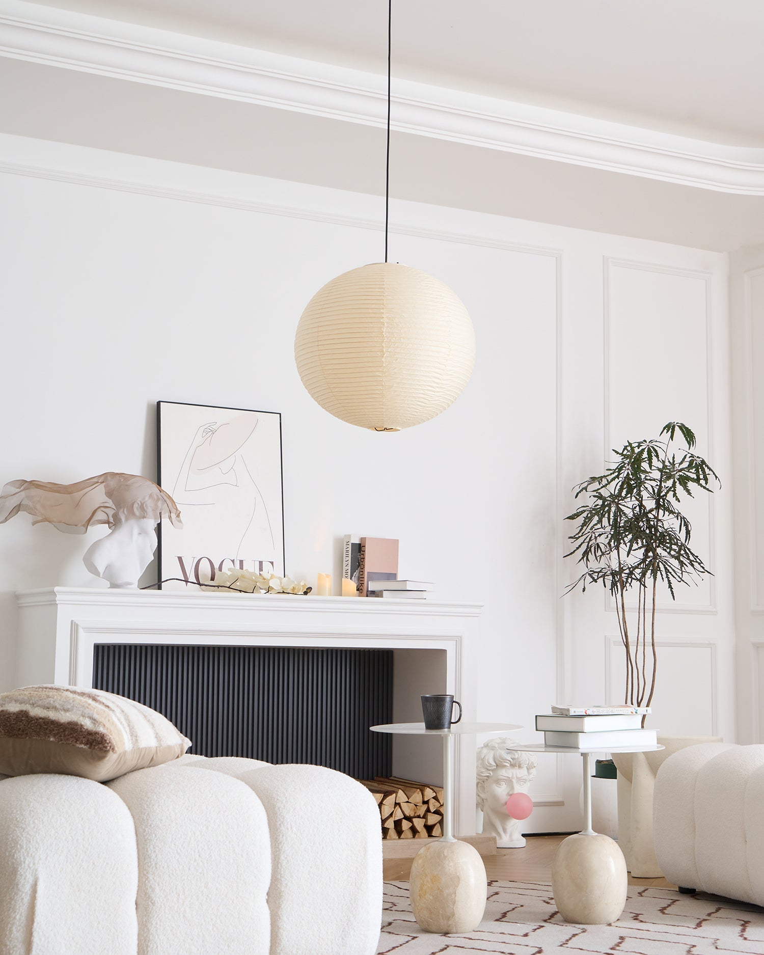 Lampa wisząca kulista Lenme