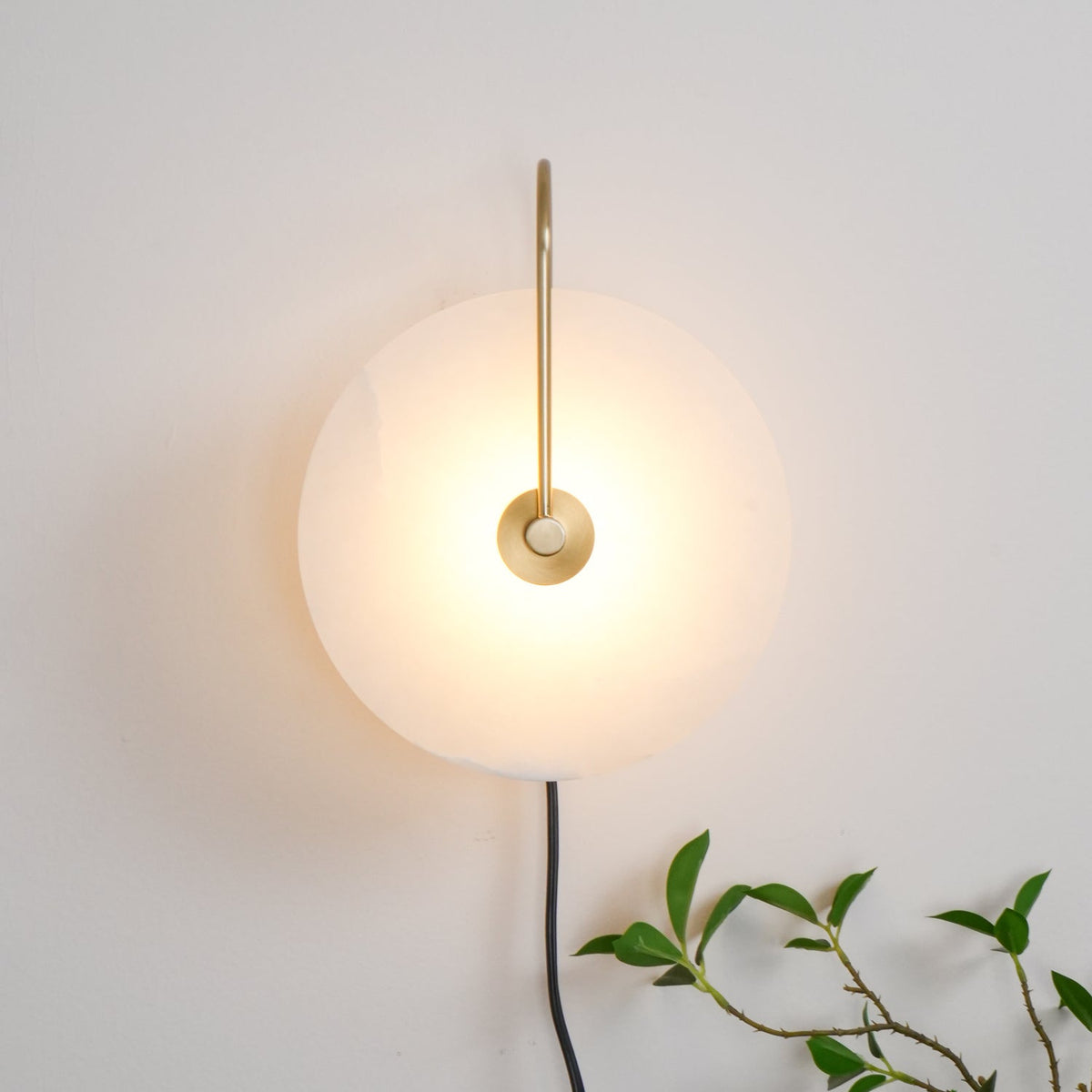 Alabaster LED Plug-In Wall Lamp – detail 13