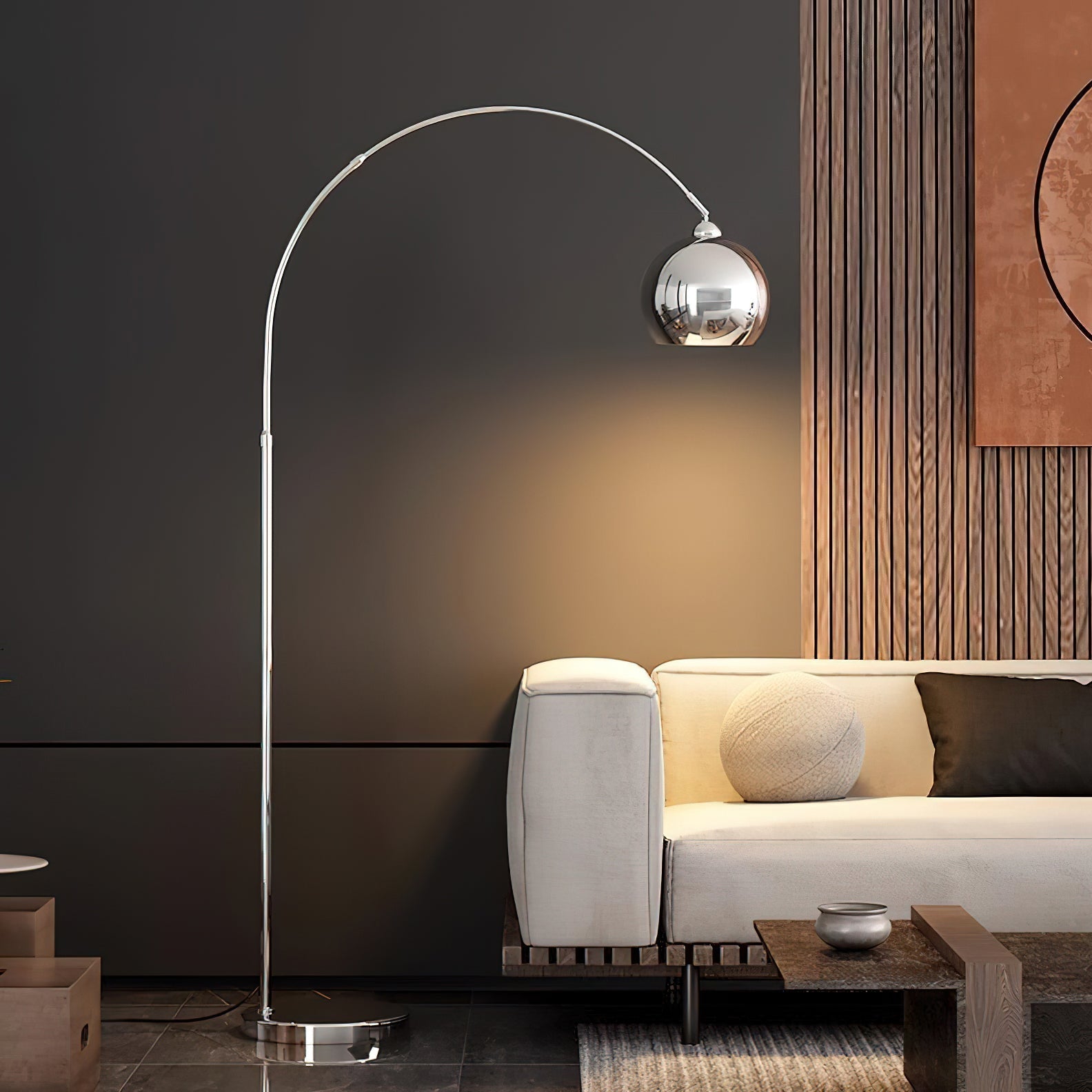 Lampa podłogowa nowoczesna Emkoe