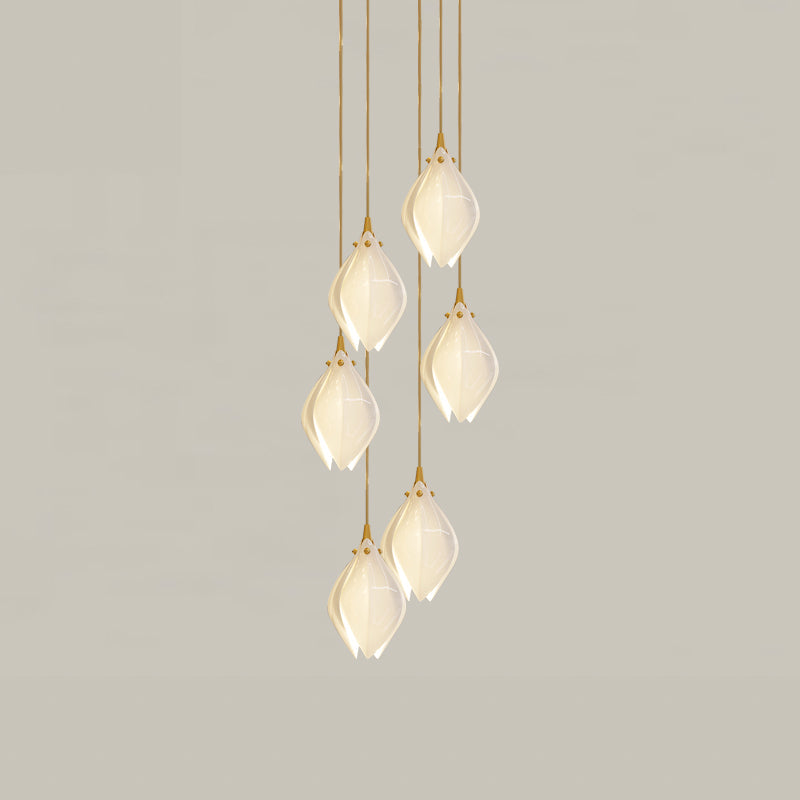 Lampa wisząca kwiatowa Jarel