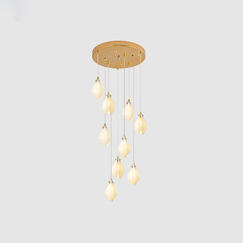 Lampa wisząca kwiatowa Jarel