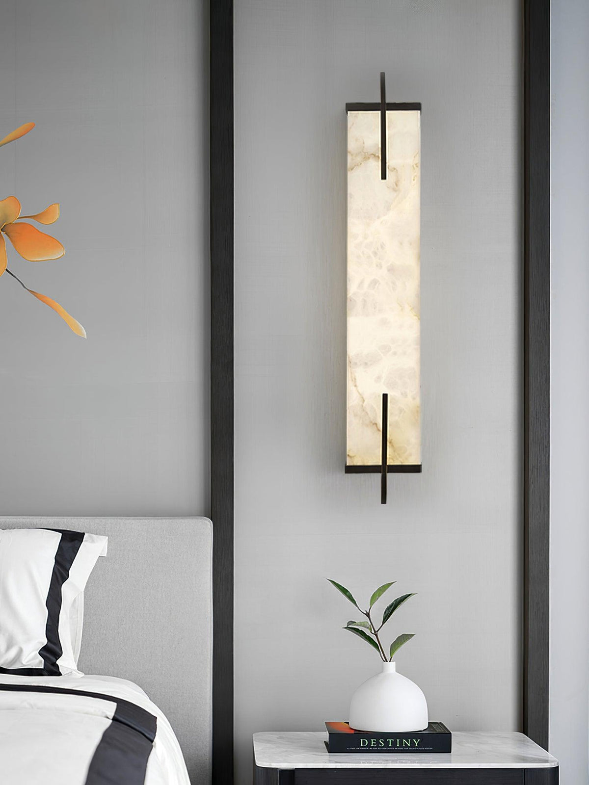 Calliope Alabaster Wall Sconce – detail 20