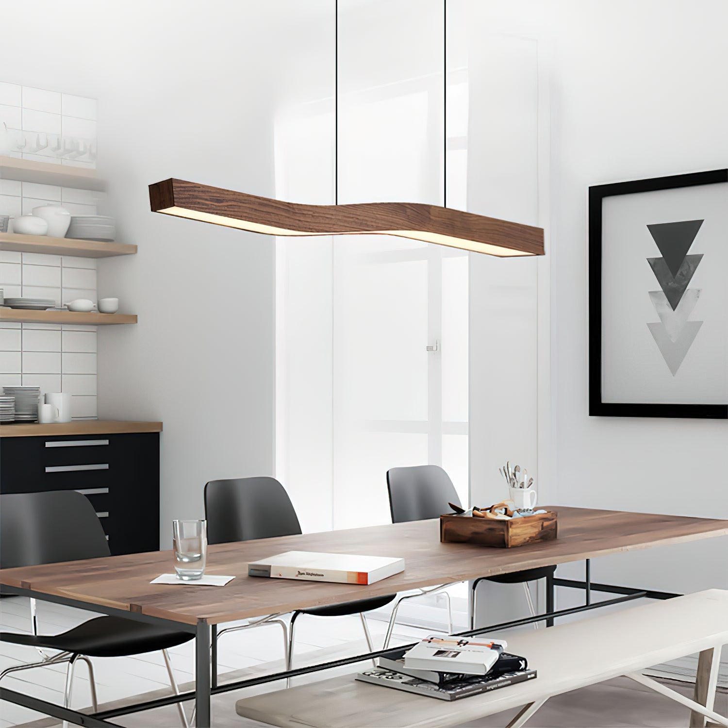 Lampa wisząca liniowa Emma