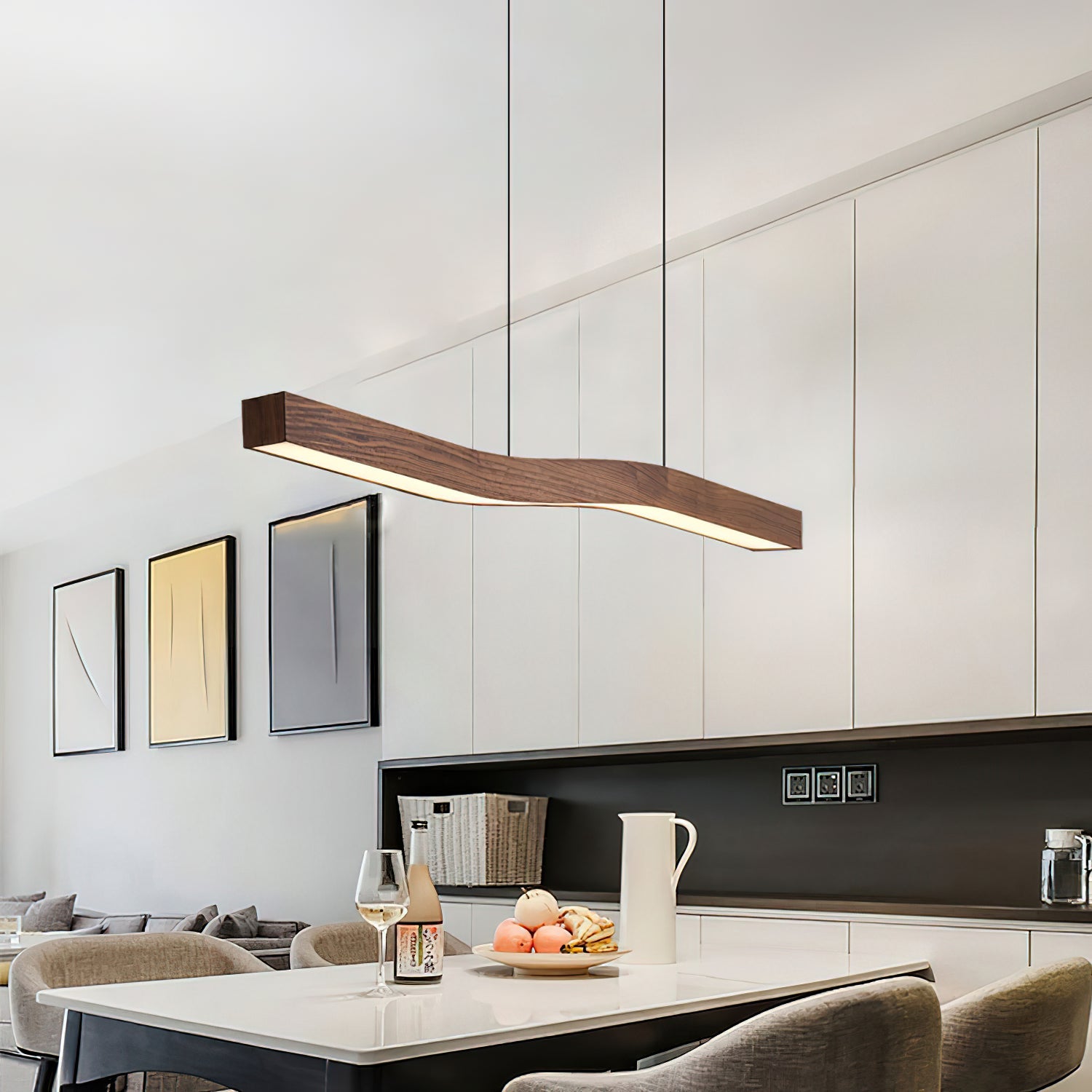 Lampa wisząca liniowa Emma