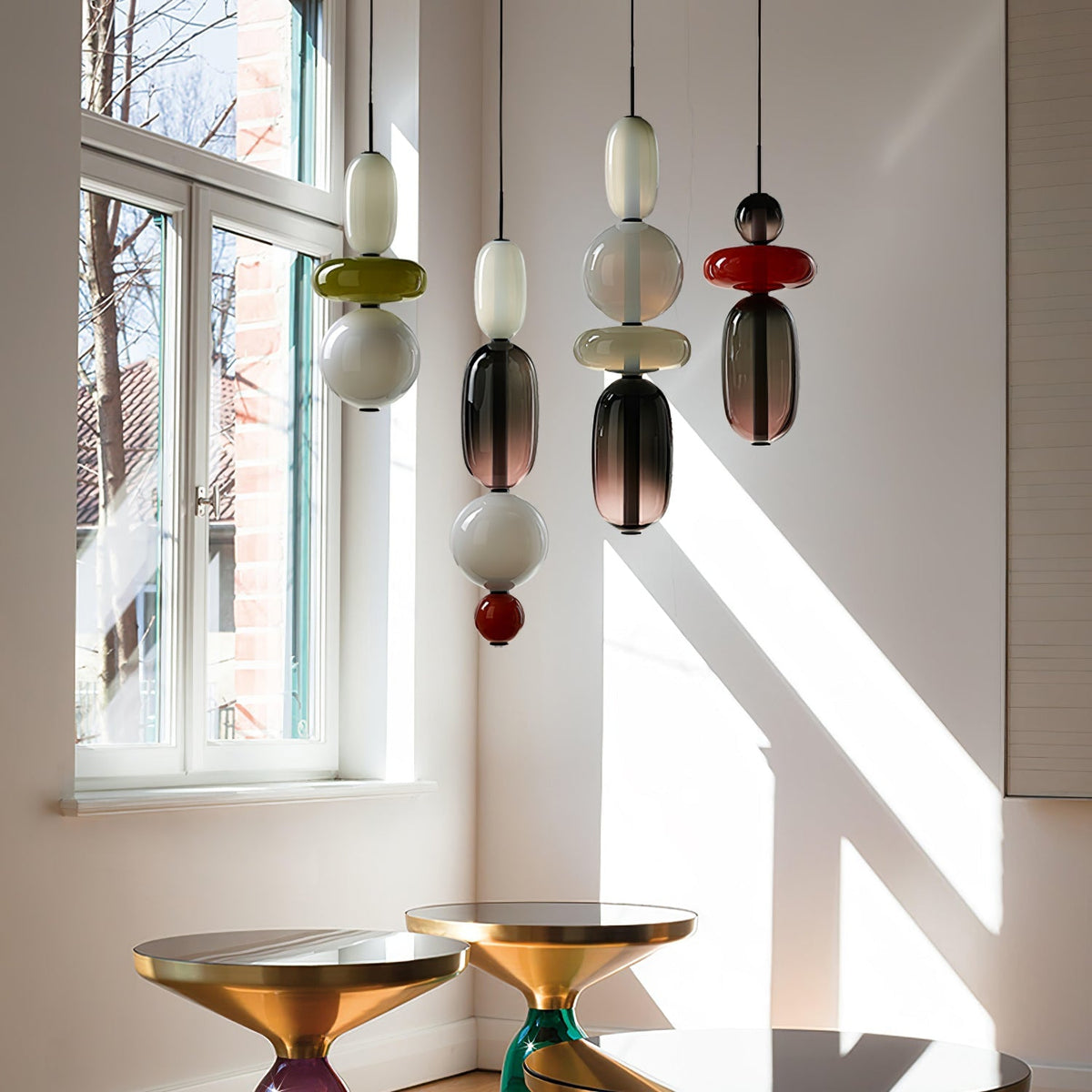 Candied Glass Combo Pendant Light – detail 4