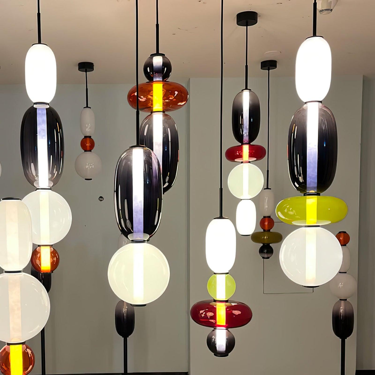 Candied Glass Combo Pendant Light – detail 6