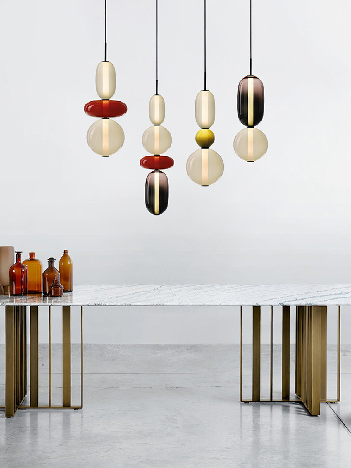 Candied Glass Combo Pendant Light – detail 11