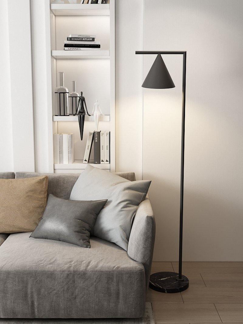 Lampa podłogowa stożkowa Mirel