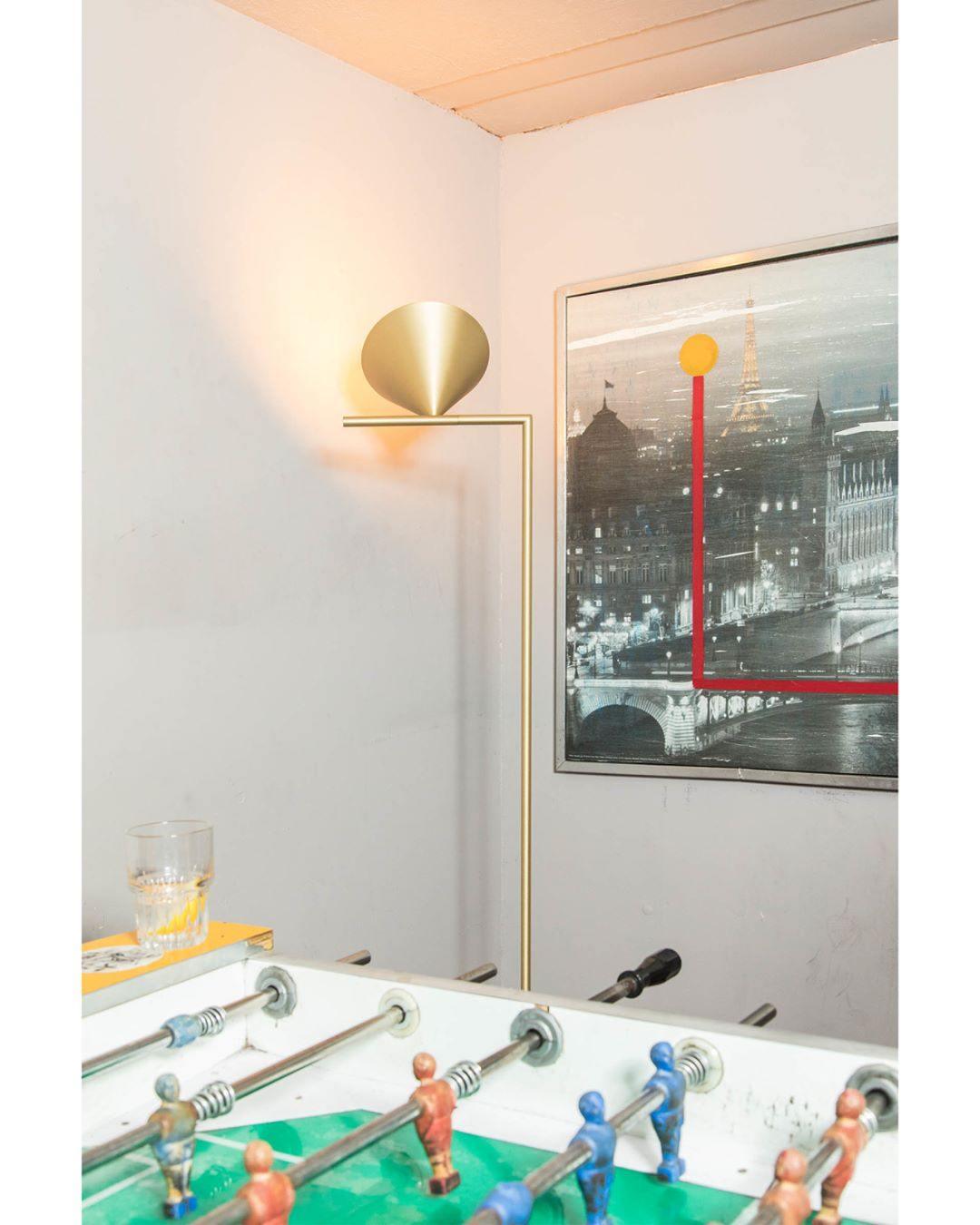 Lampa podłogowa stożkowa Mirel