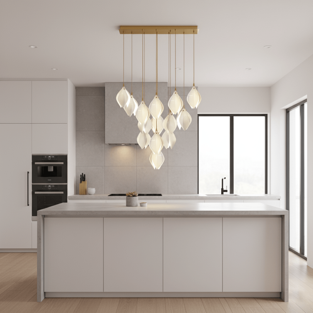Lampa wisząca kwiatowa Jarel