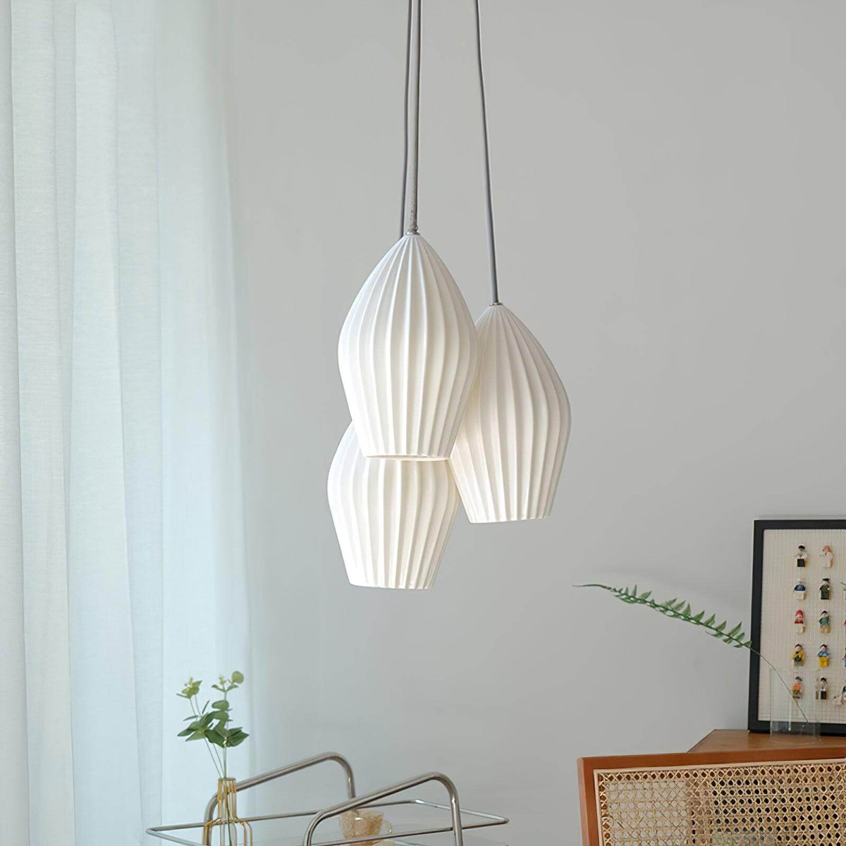 Lampa wisząca ryflowana Pavkalen
