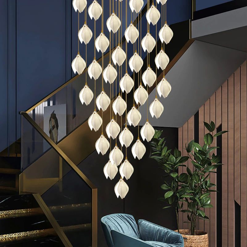Lampa wisząca kwiatowa Jarel