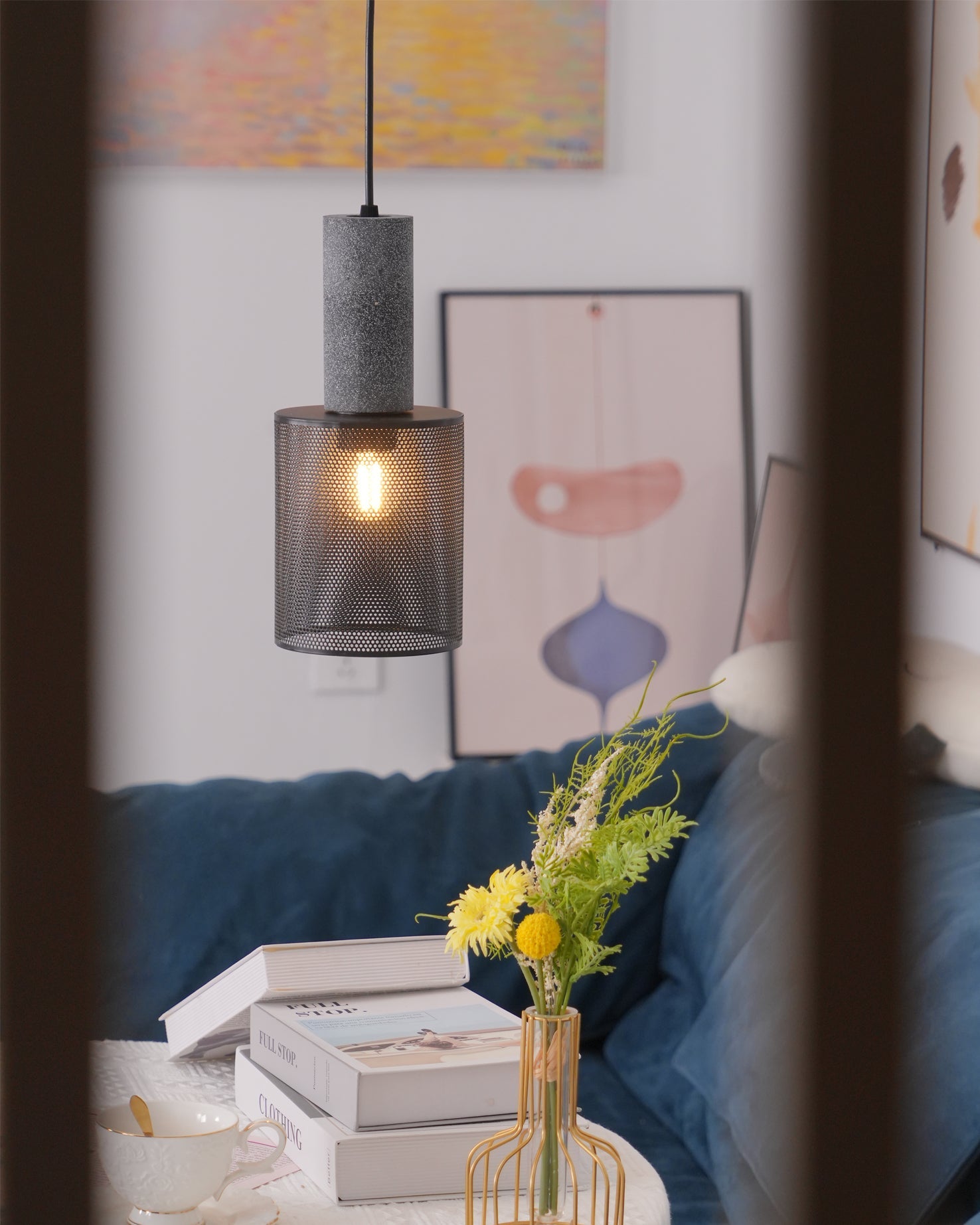 Lampa wisząca tubowa Wenanik