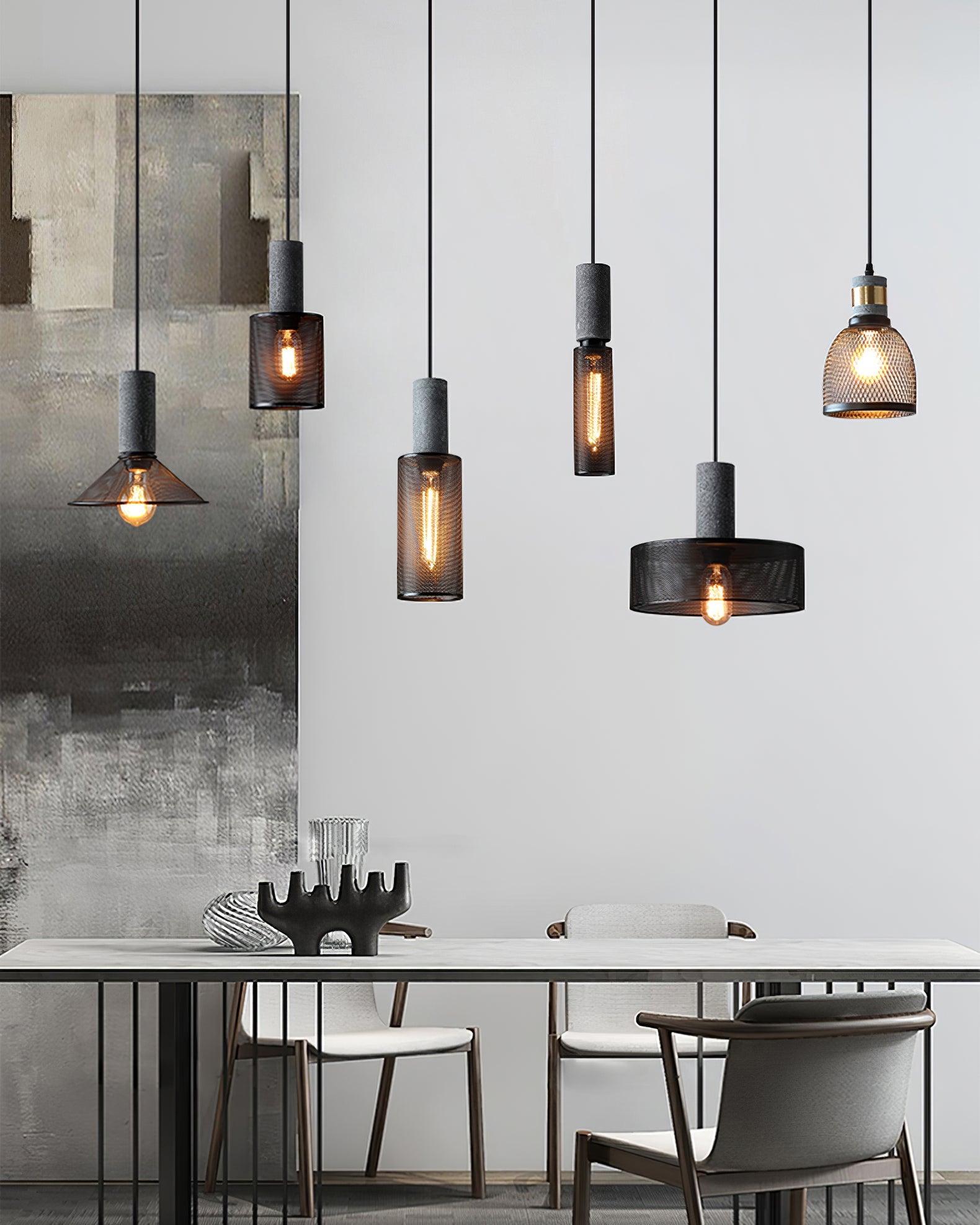 Lampa wisząca tubowa Wenanik