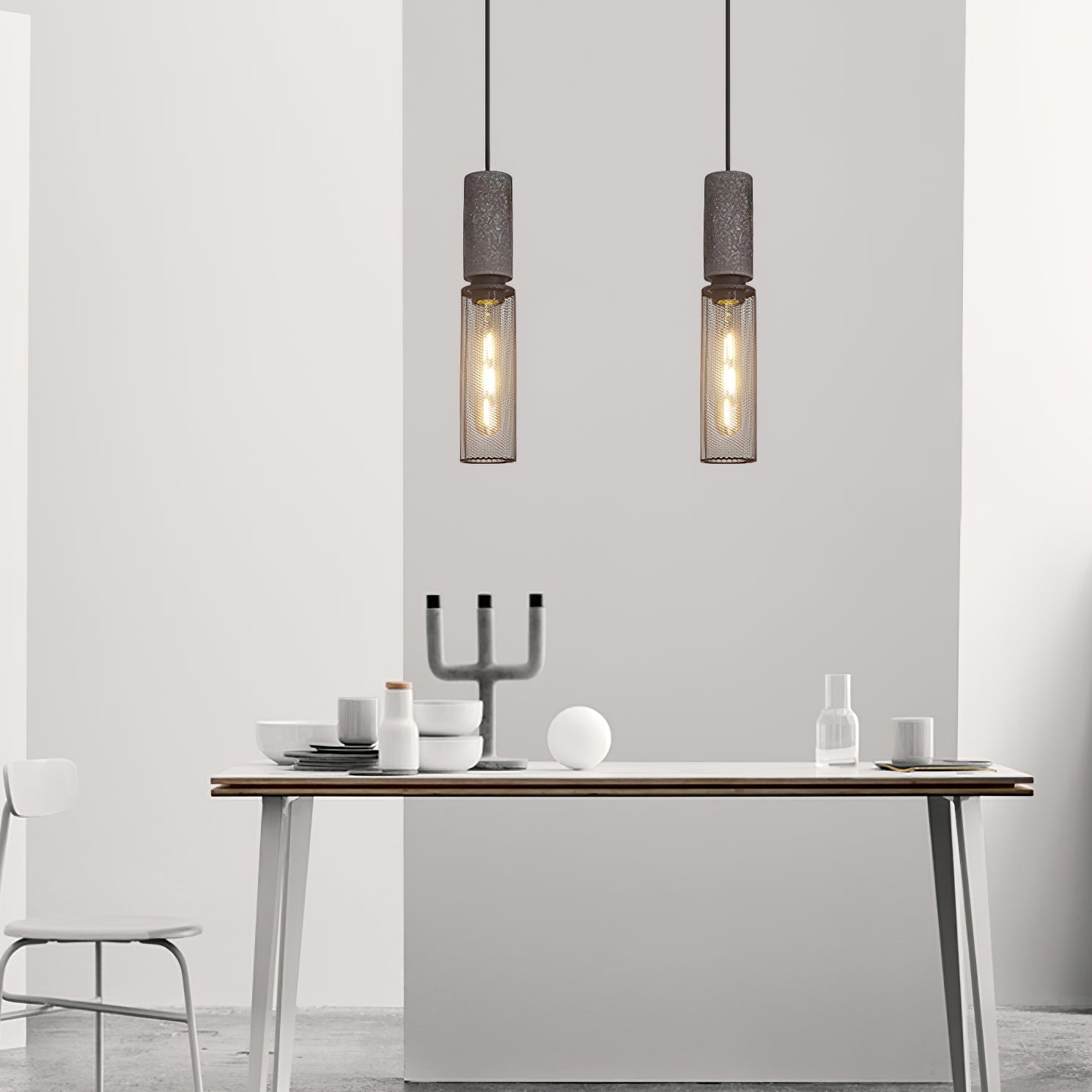 Lampa wisząca tubowa Wenanik