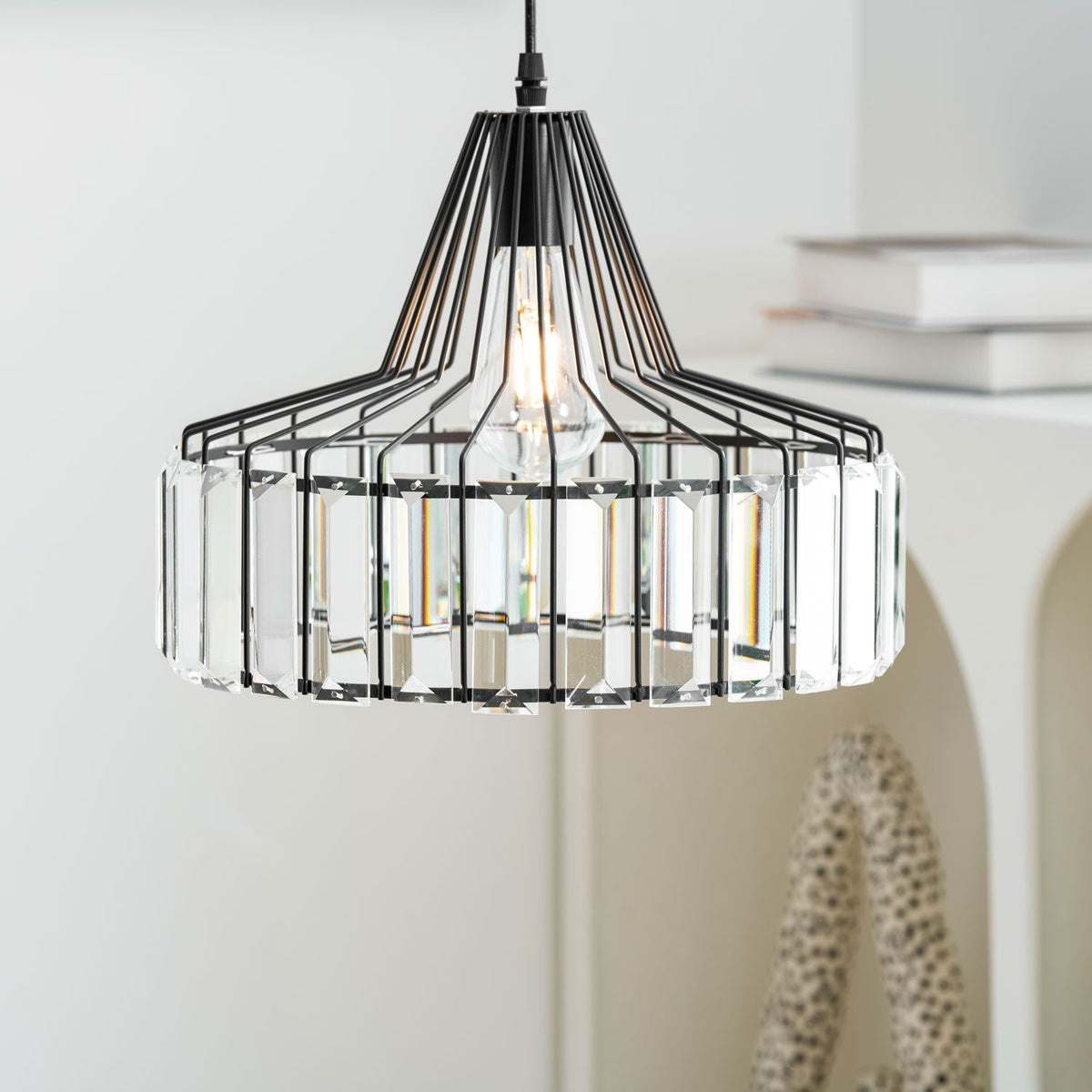 Crystal Drum Pendant Lamp - Vakkerlight