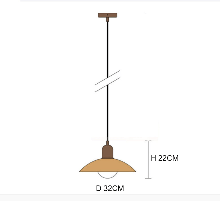Lampa wisząca Borakla