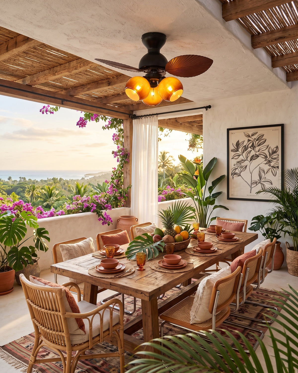 Belize Ceiling Fan Light – detail 8