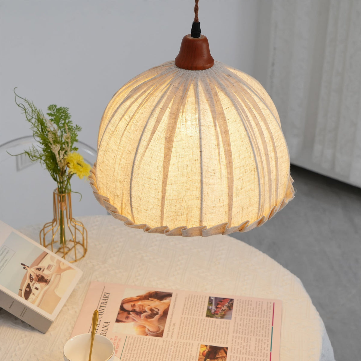 Lampa wisząca organiczna Nadoen