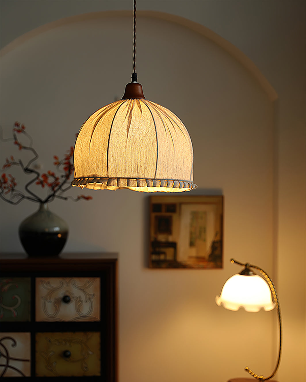 Lampa wisząca organiczna Nadoen