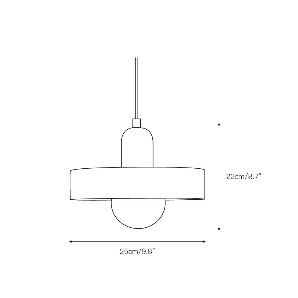 Lampa wisząca kula Ivoke