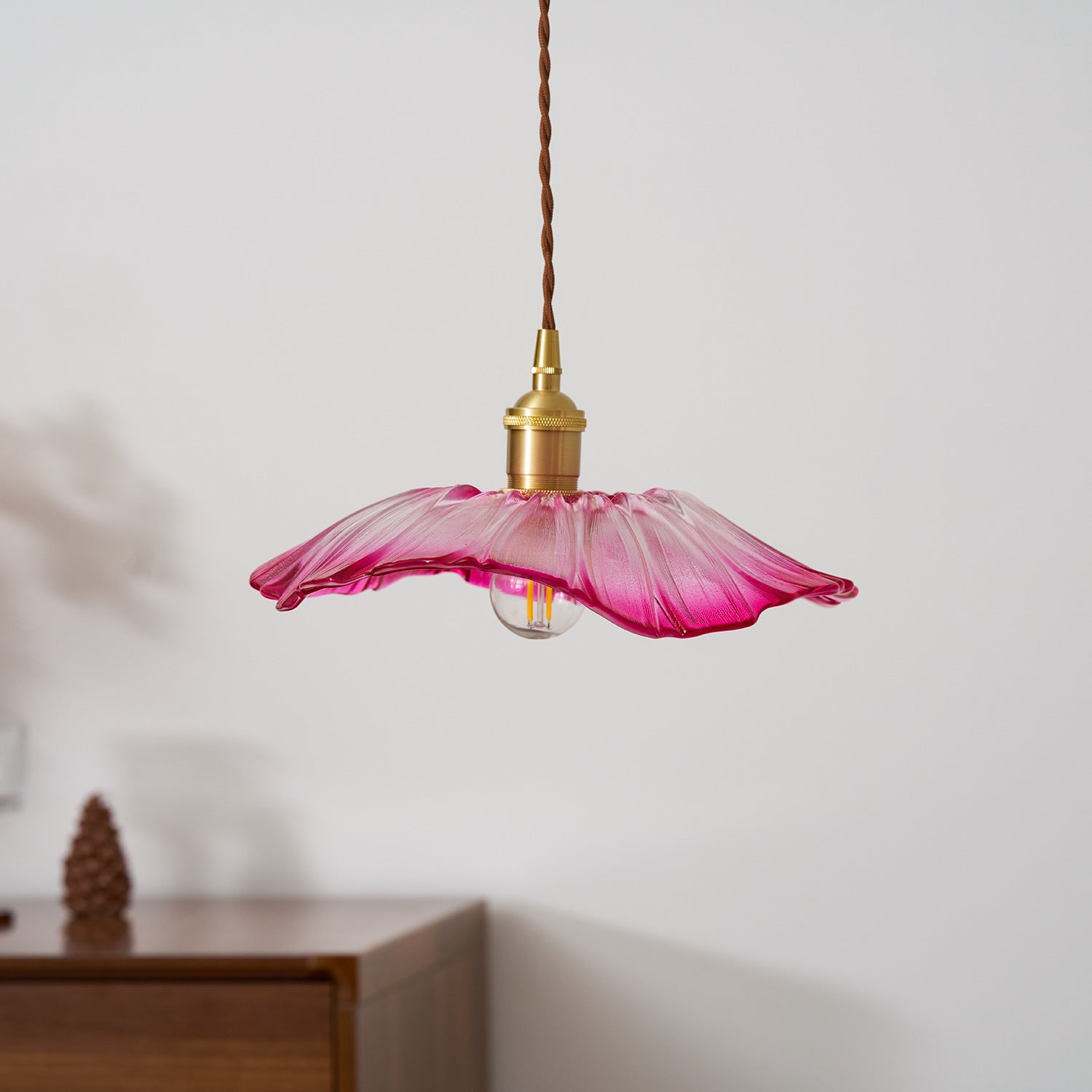 Lampa wisząca kwiatowa Noru