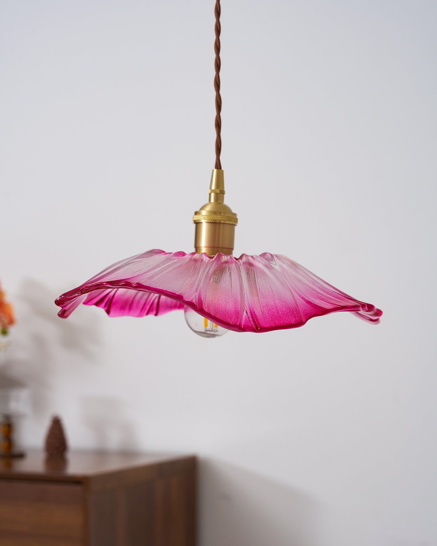 Lampa wisząca kwiatowa Noru