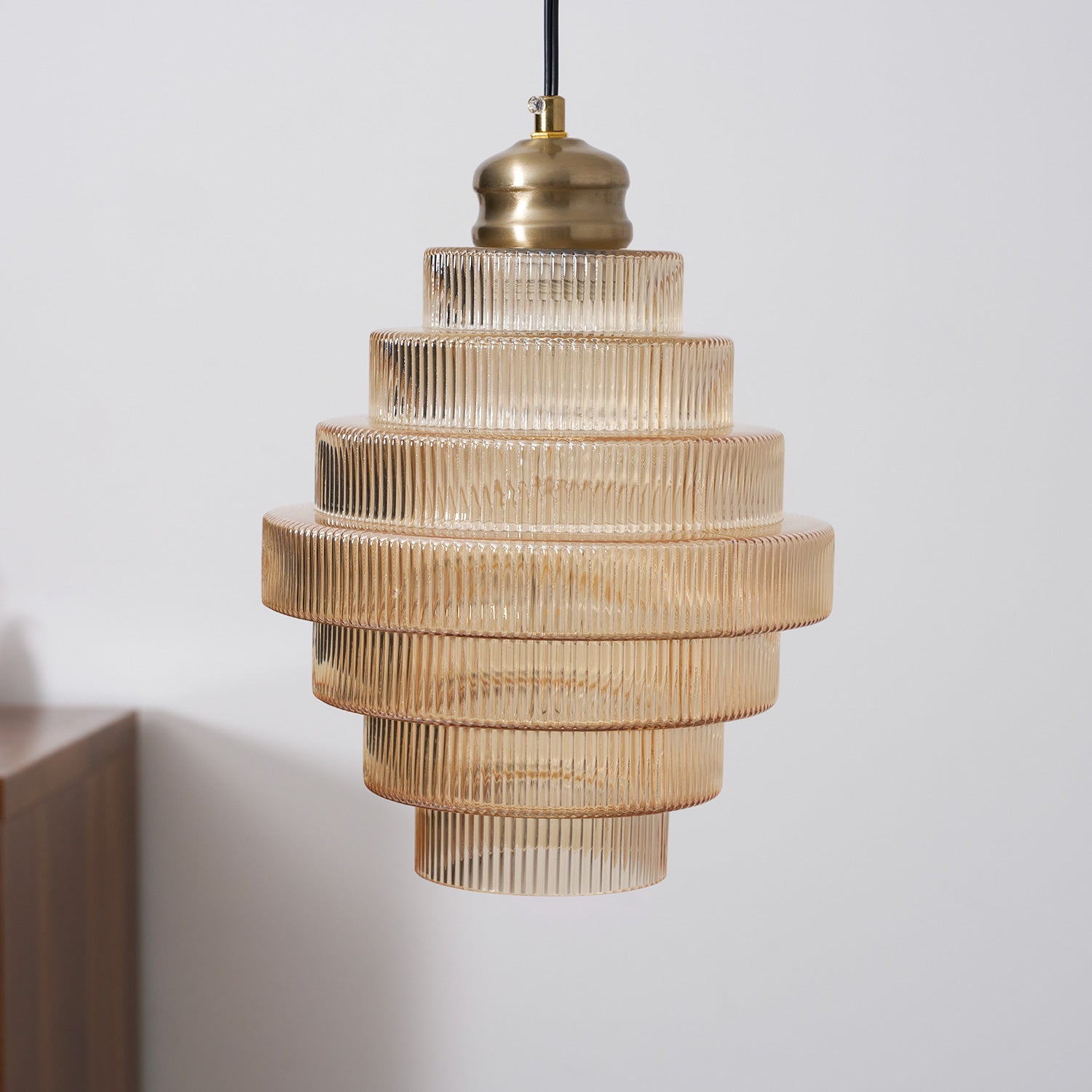 Lampa wisząca ryflowana Velva