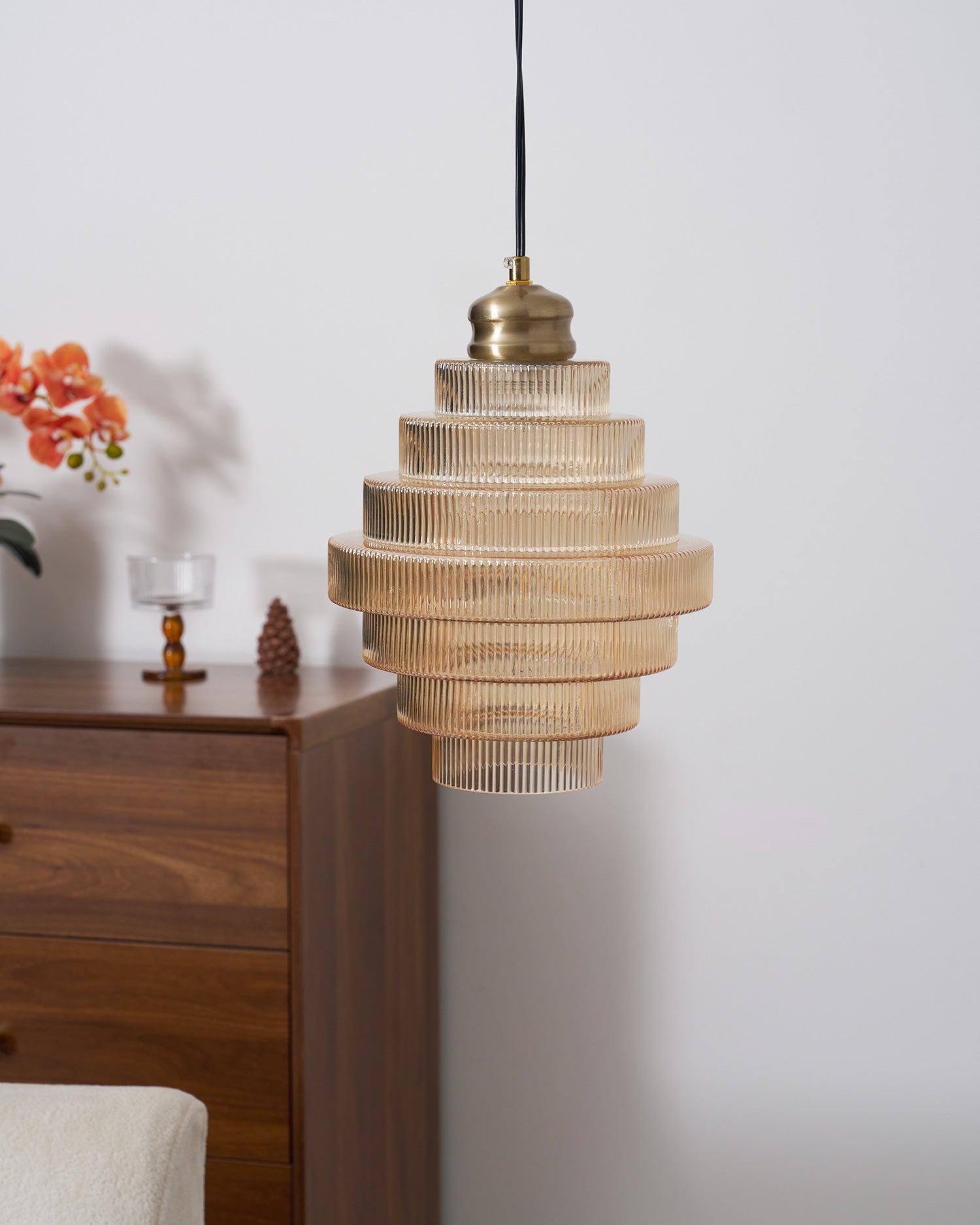 Lampa wisząca ryflowana Velva