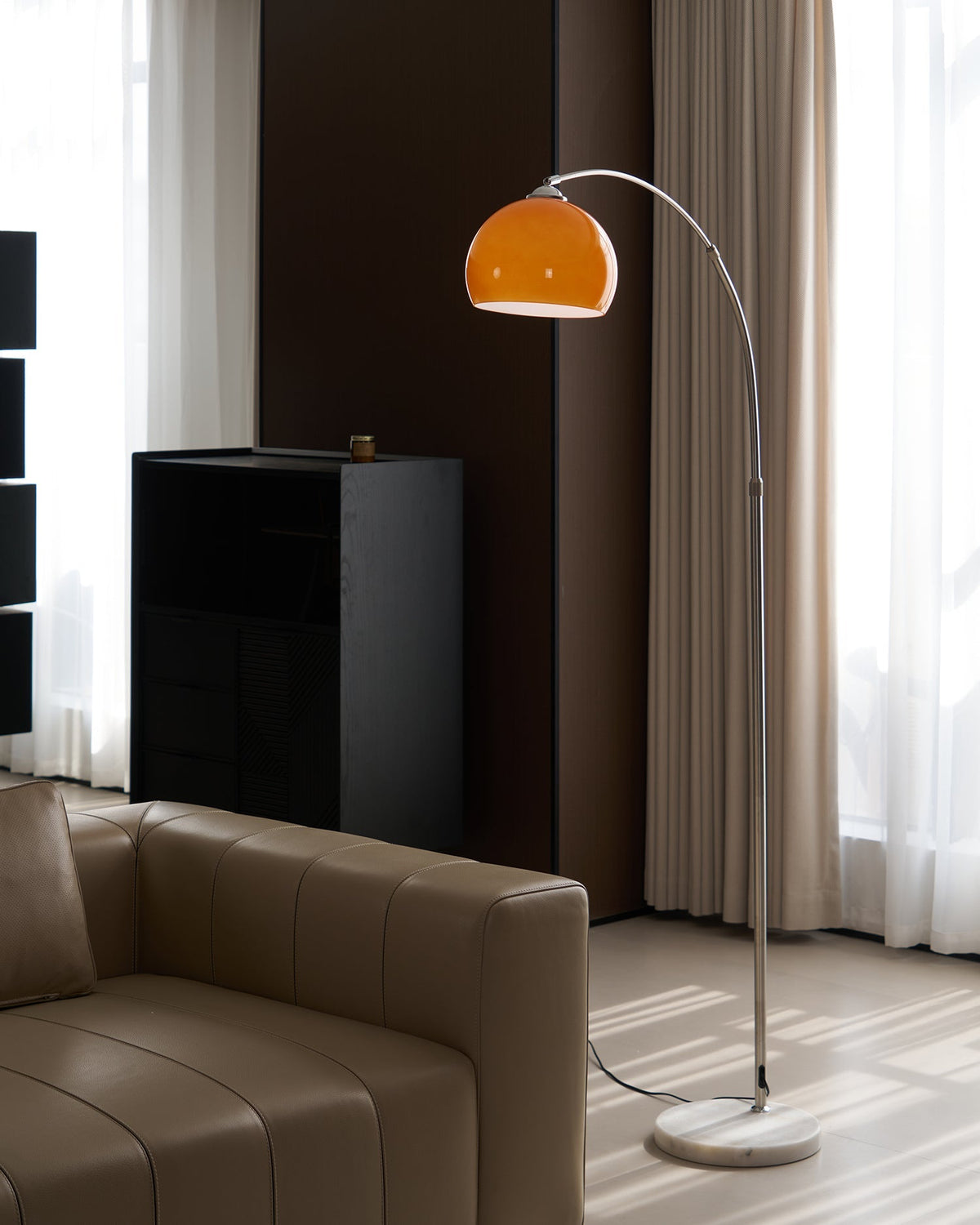 Lampa podłogowa łukowa Polma