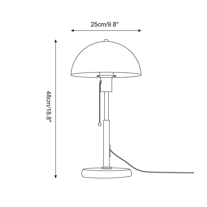 Lampa stołowa retro Tomamiri