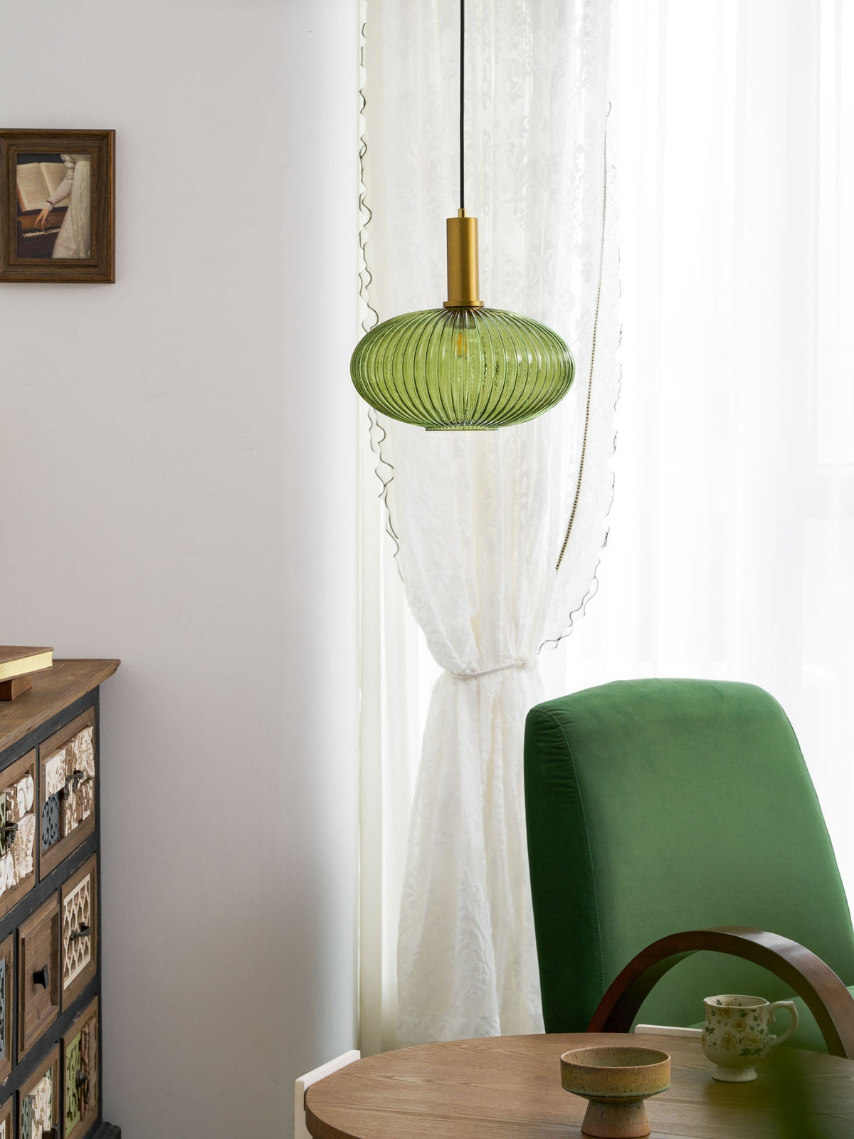 Lampa wisząca ryflowana Wikvanor
