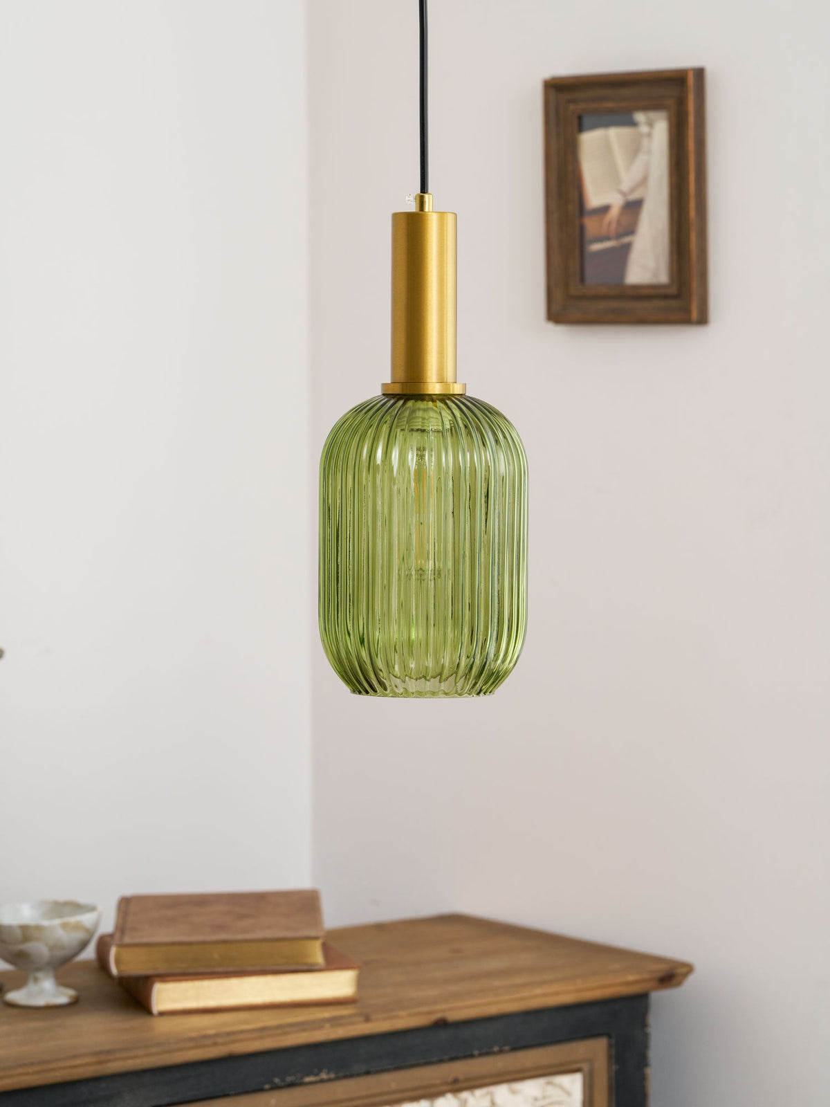 Lampa wisząca ryflowana Wikvanor