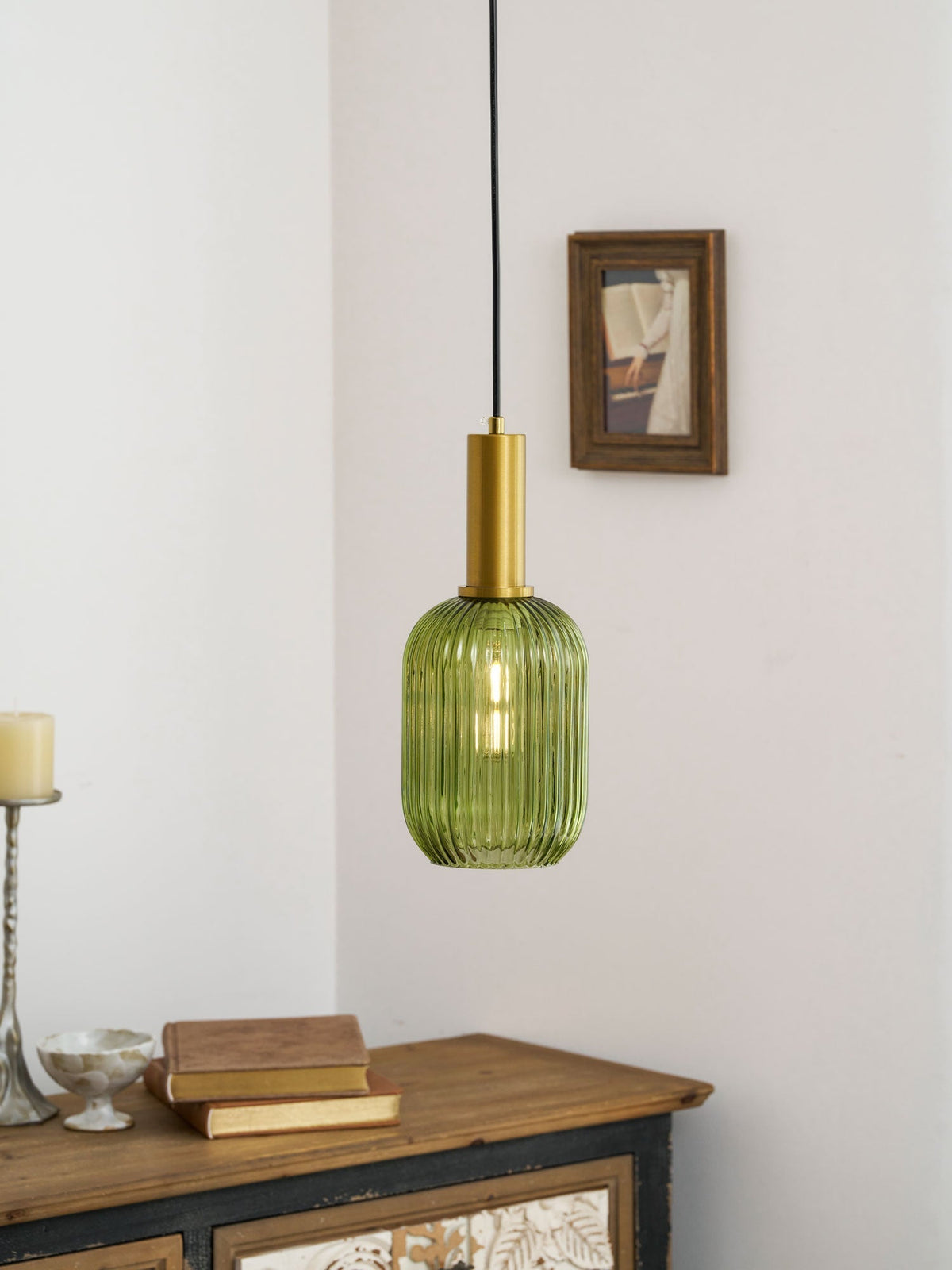 Lampa wisząca ryflowana Wikvanor
