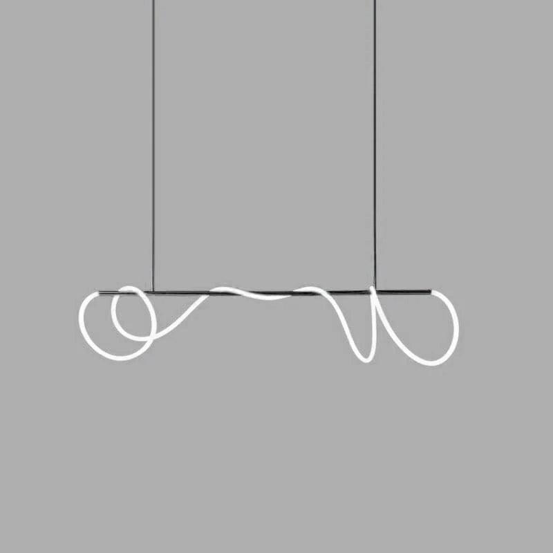 Flexible Linear Curve Chandelier – detail 18