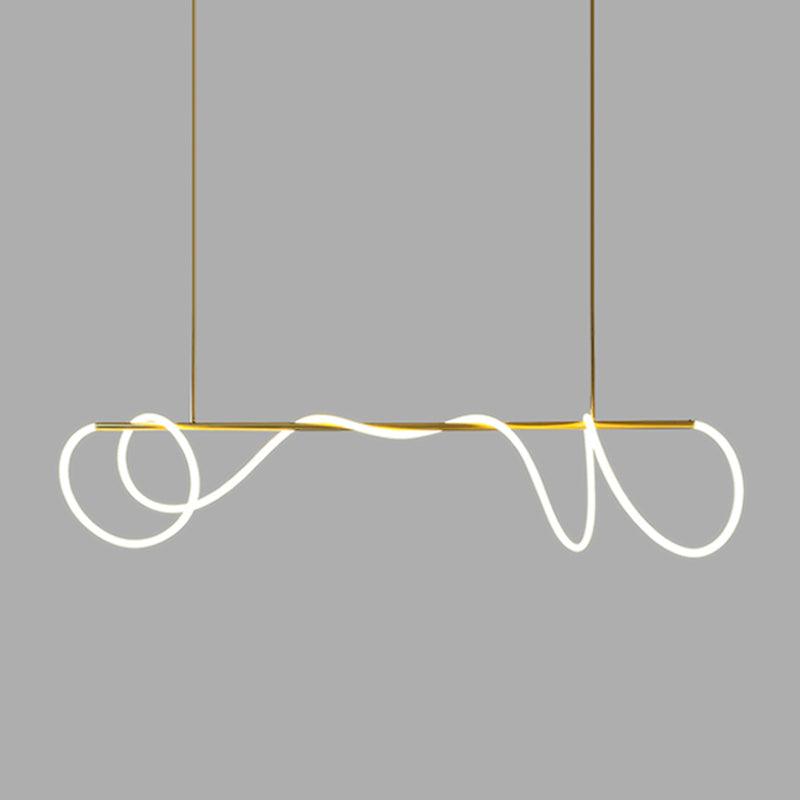 Flexible Linear Curve Chandelier – detail 37