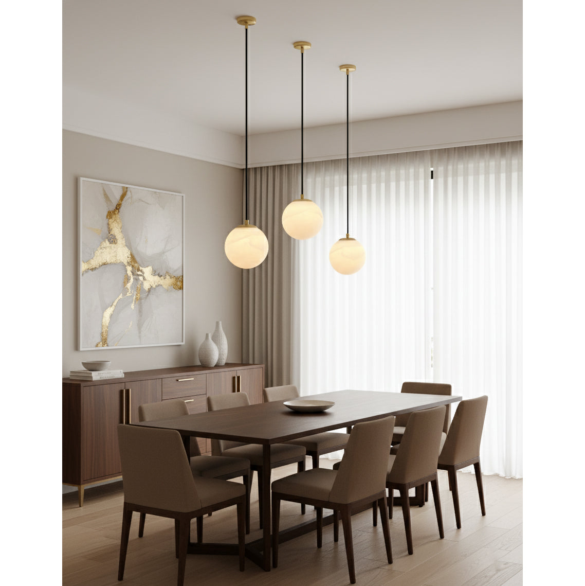 Lampa wisząca kula Emorrek