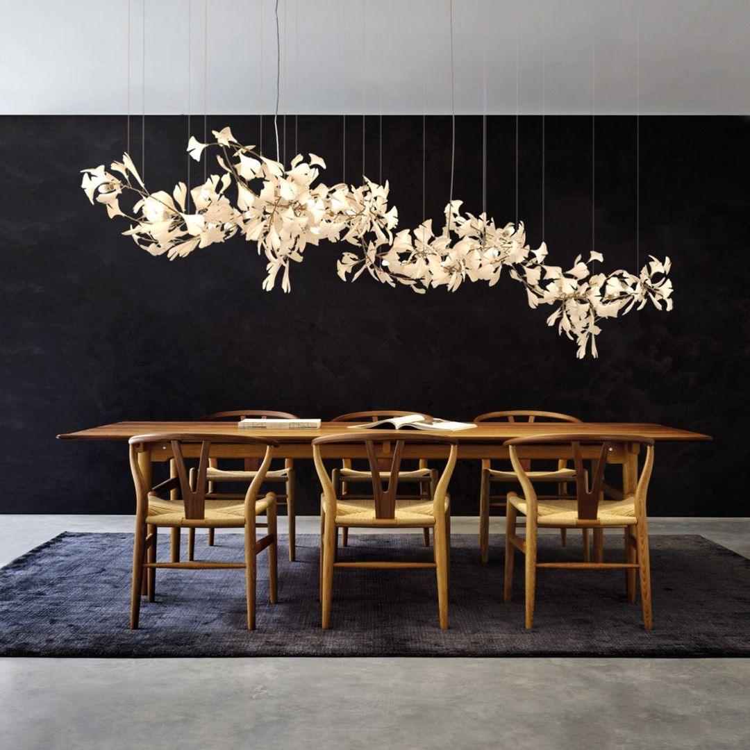 Porcelain Gingko Chandelier – detail 22