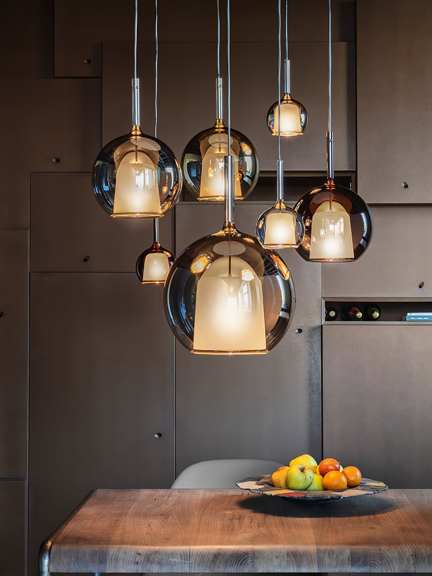 Lampa wisząca kula Nadmiska