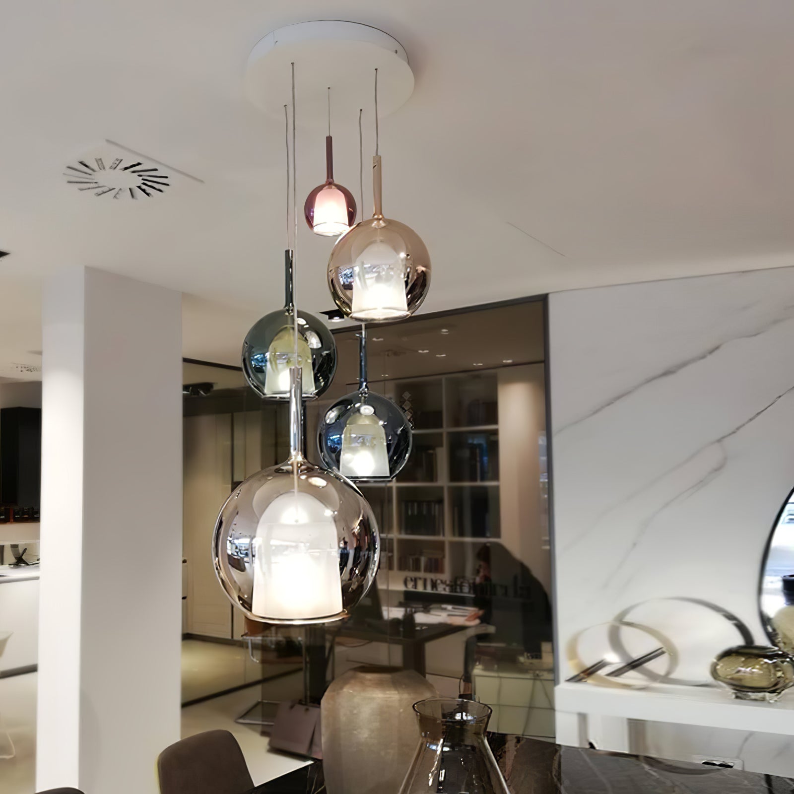 Lampa wisząca kula Nadmiska