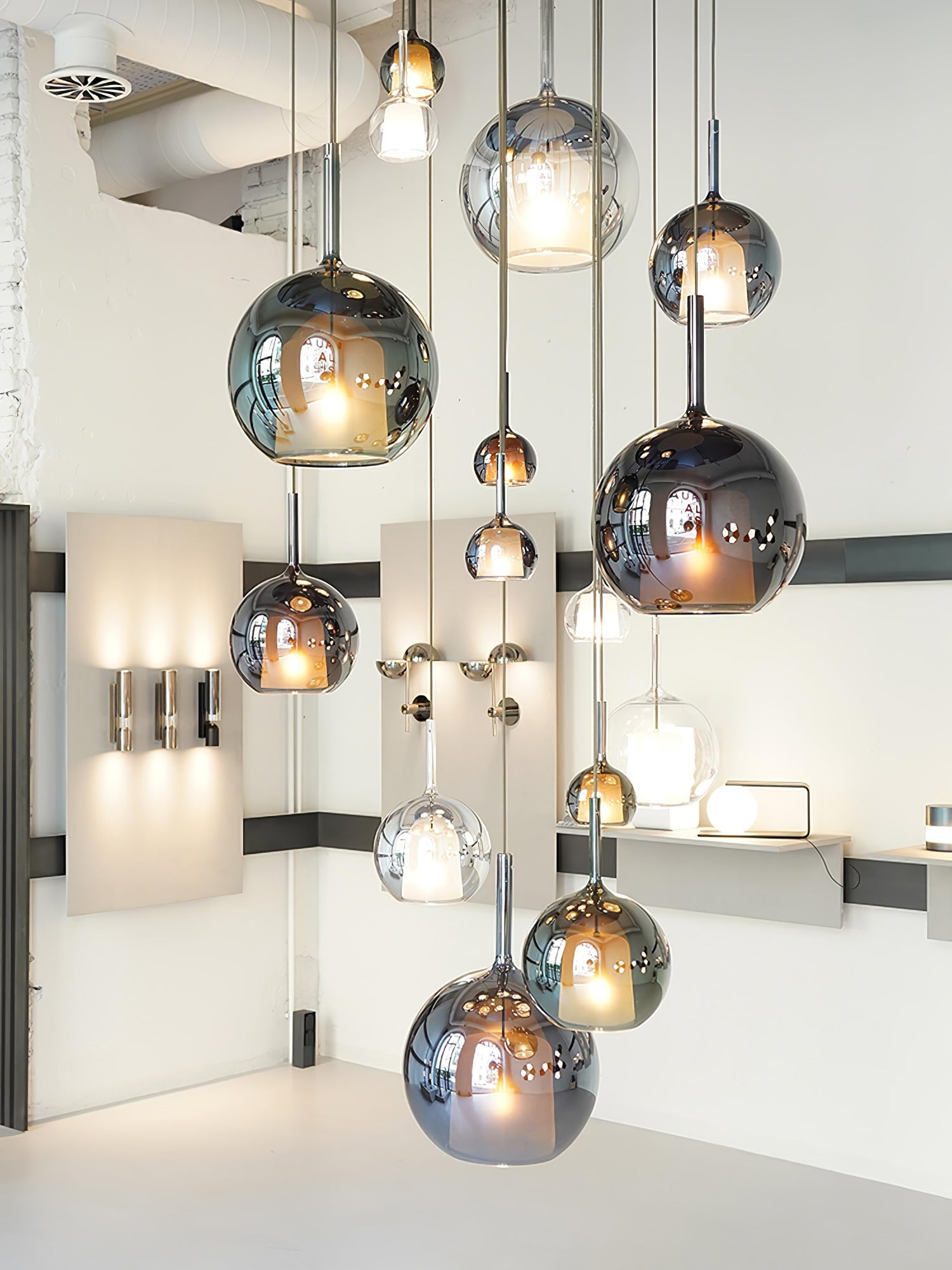 Lampa wisząca kula Nadmiska