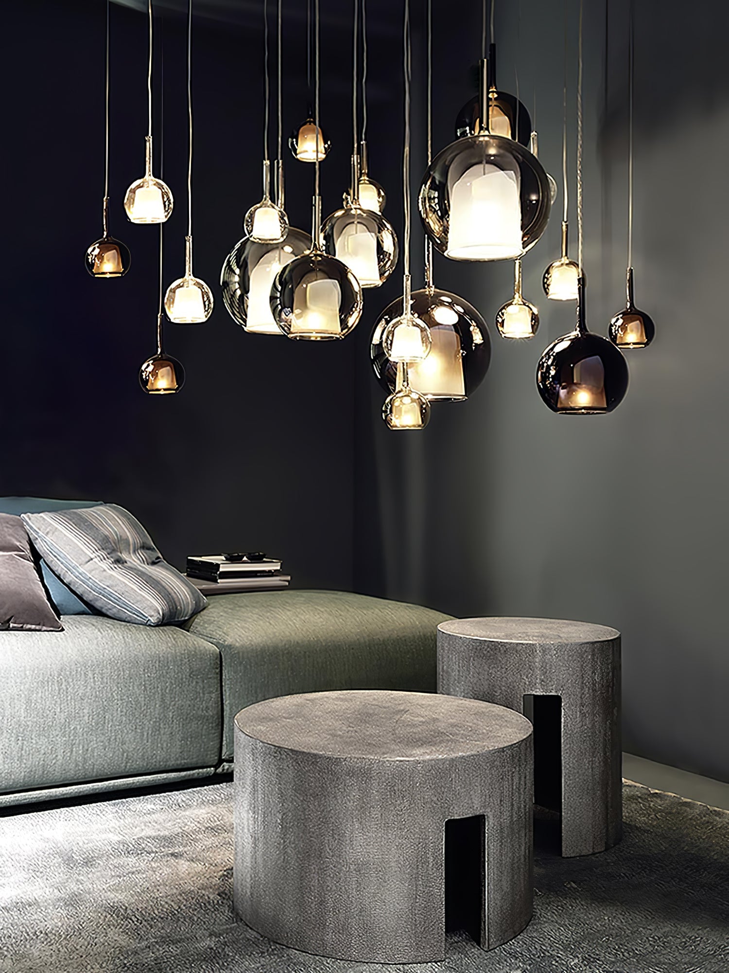 Lampa wisząca kula Nadmiska