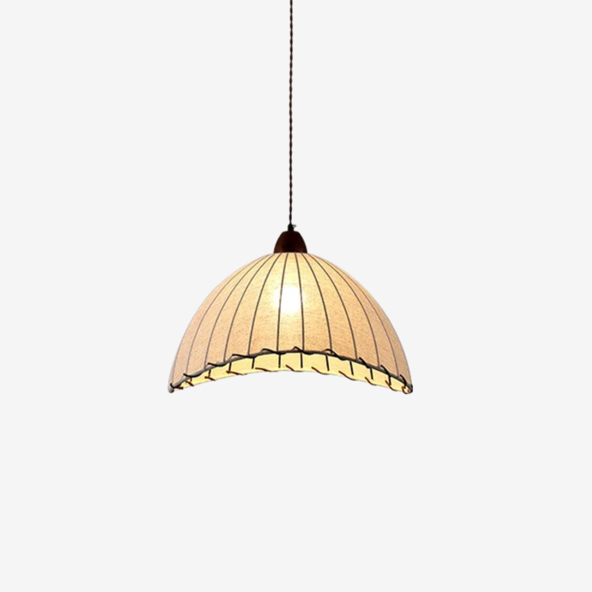Lampa wisząca ryflowana Emno