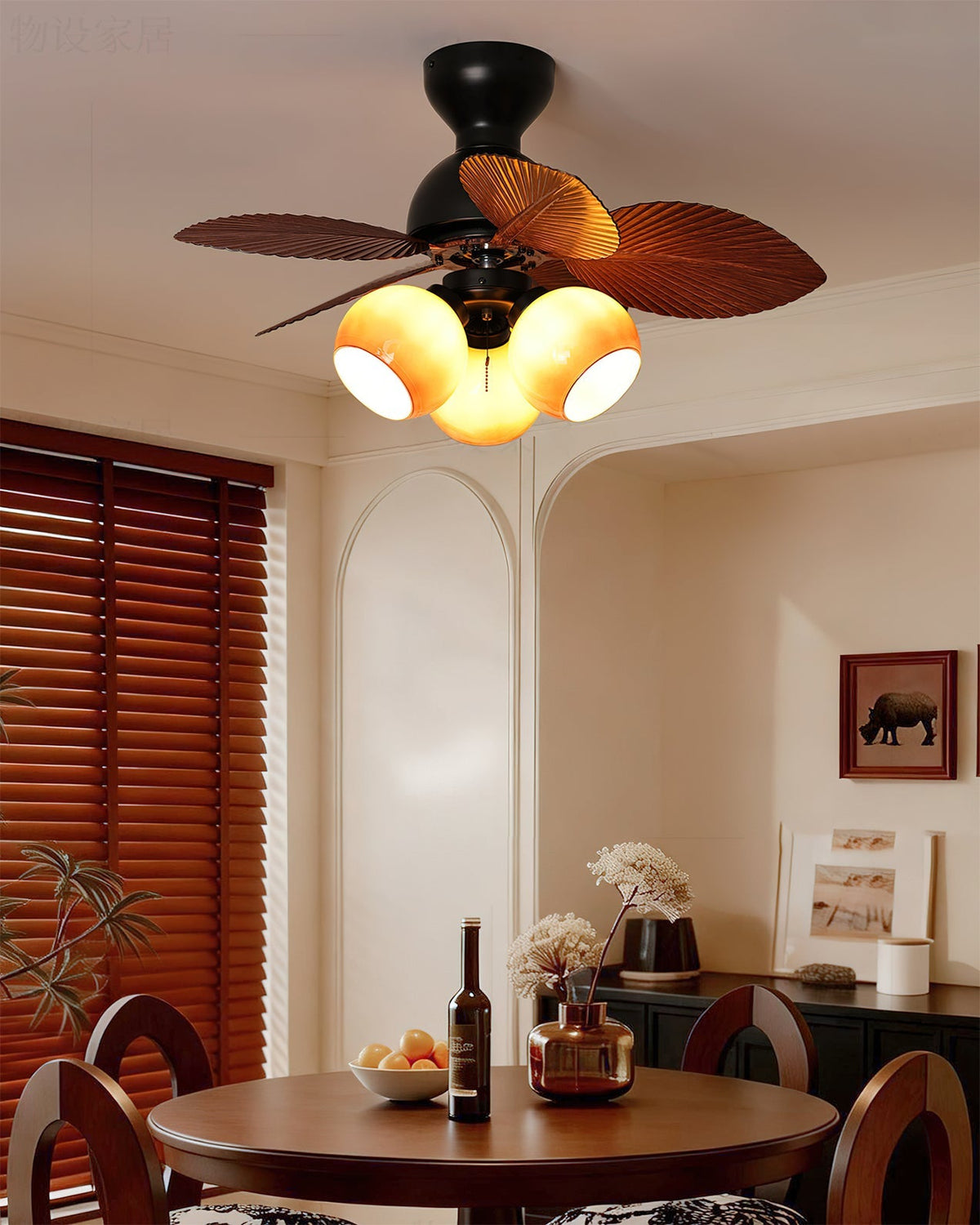 Belize Ceiling Fan Light – detail 13